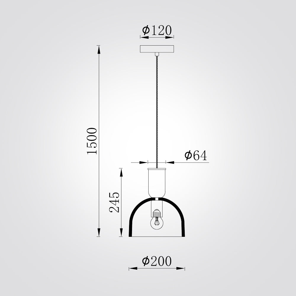 מנורת תלייה אוקלנד שיש ספרדי דגם| C