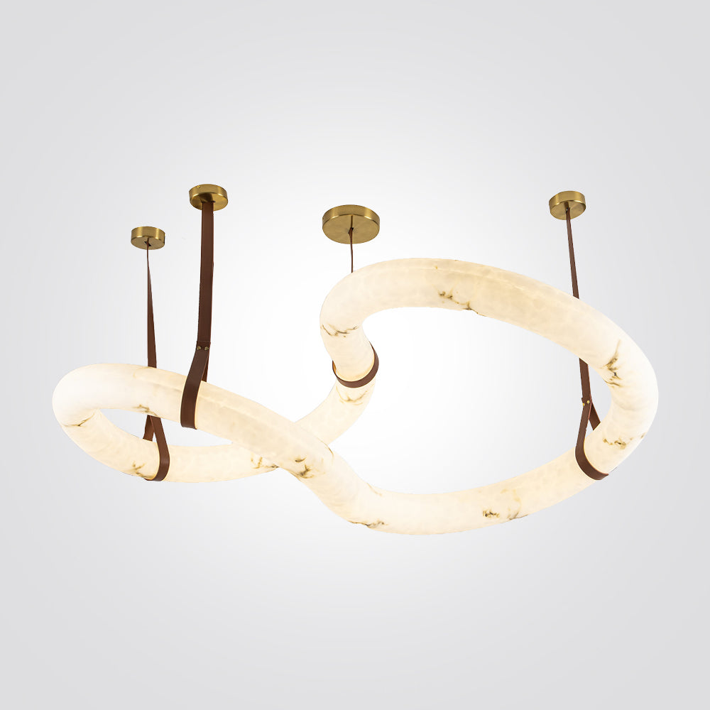 מנורת תלייה לואיז אלבסטר דגם| A