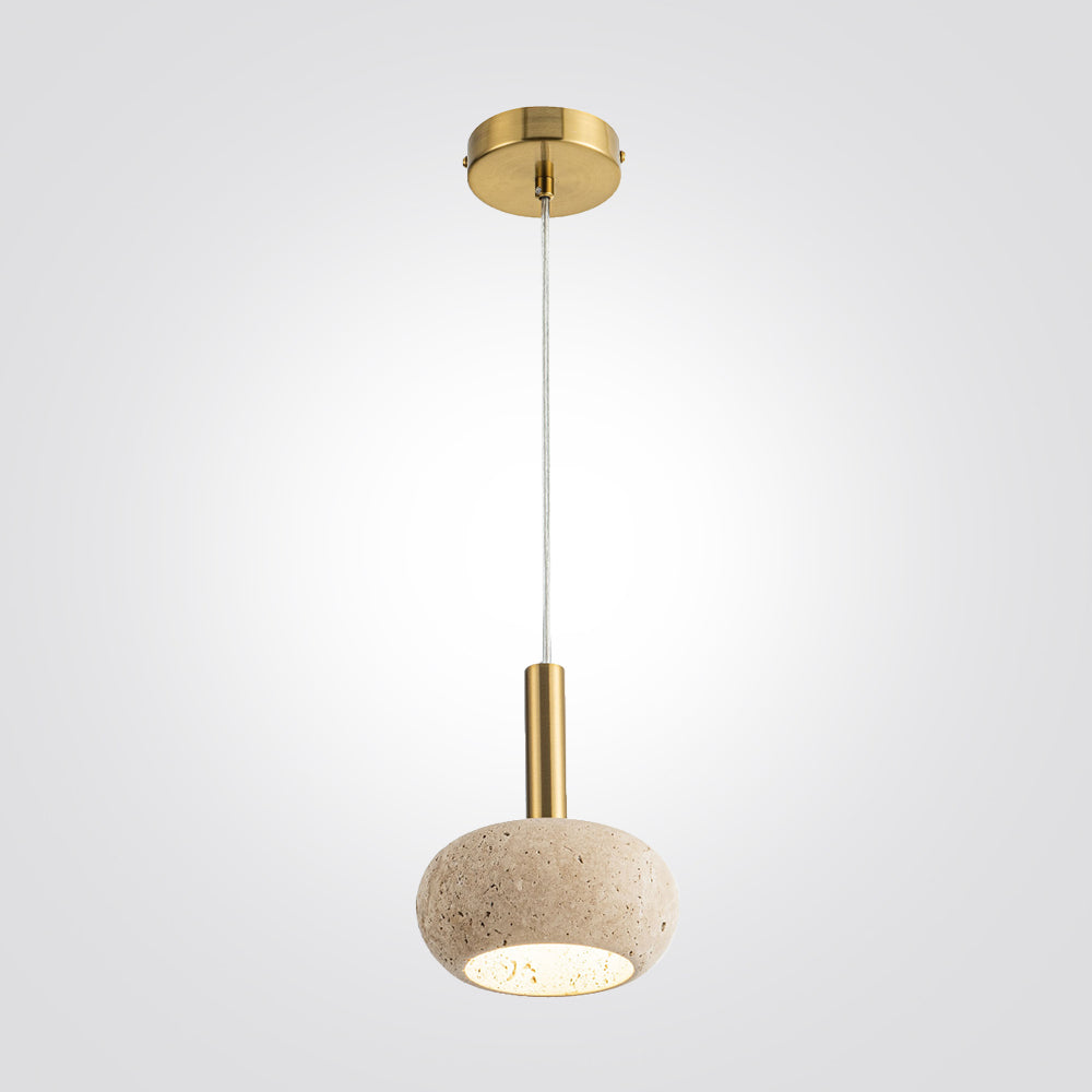 מנורת תלייה אבן טבעית דגם| B