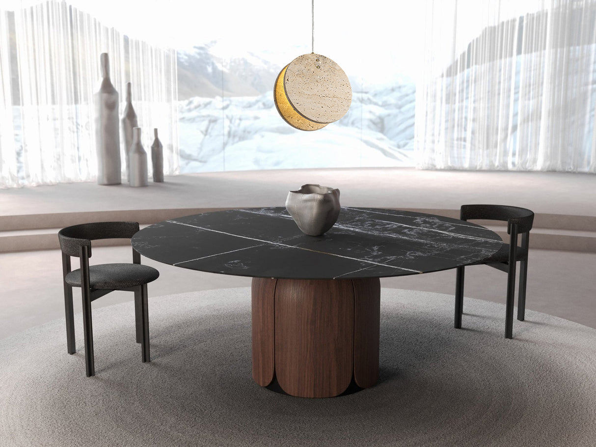 מנורת תלייה אבן טבעית דגם| C