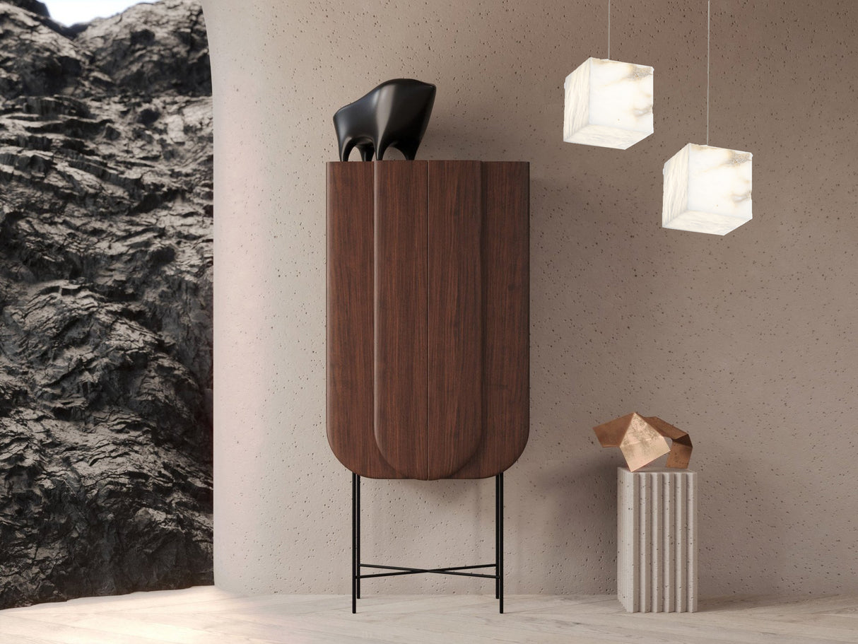 מנורת תלייה אוקלנד בודד שיש ספרדי אמיתי