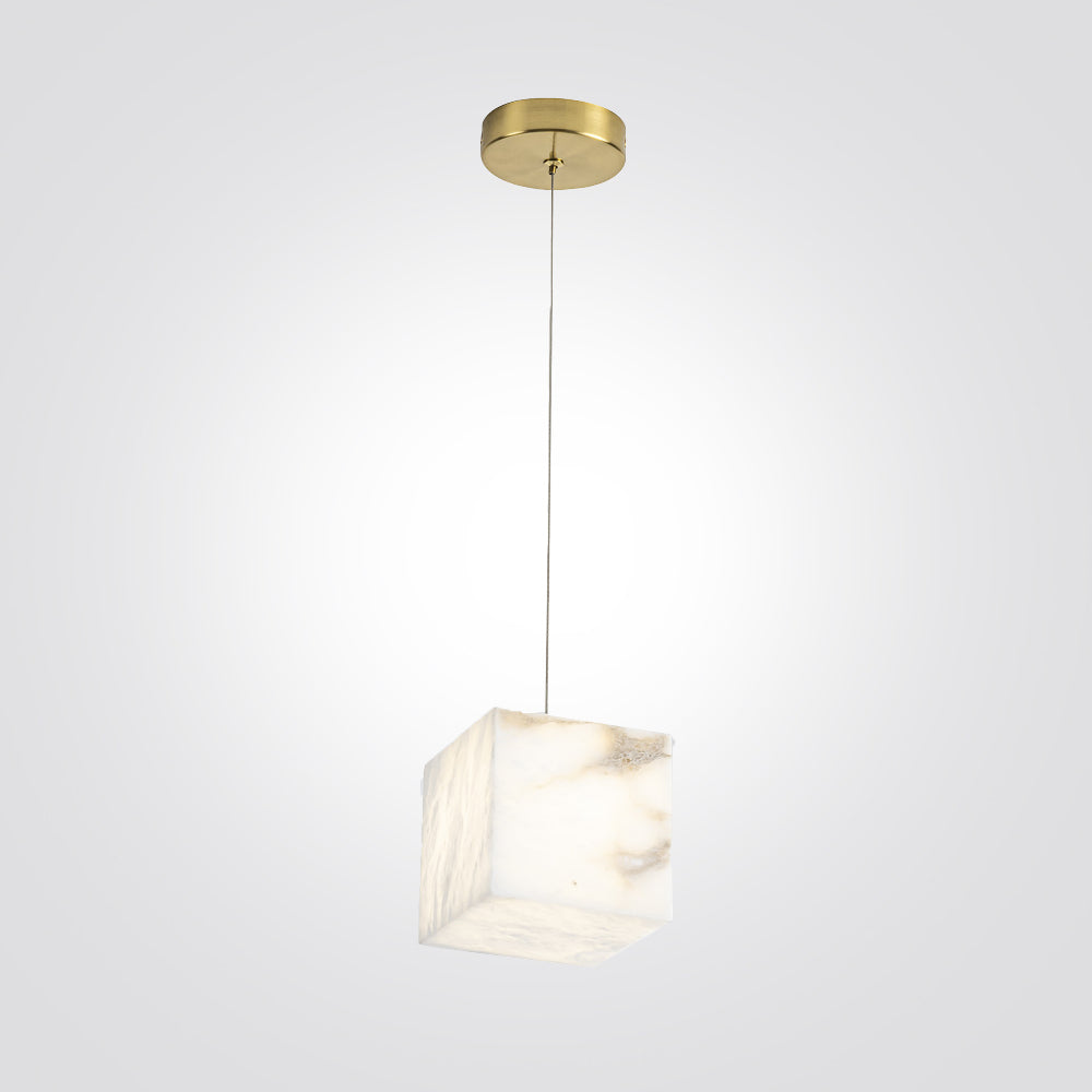 מנורת תלייה אוקלנד בודד שיש ספרדי אמיתי