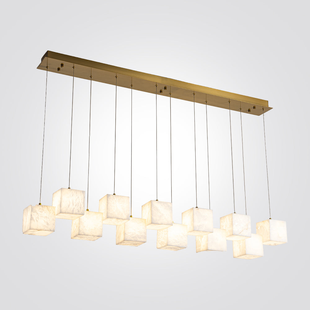 מנורת תלייה אוקלנד 12 שיש ספרדי