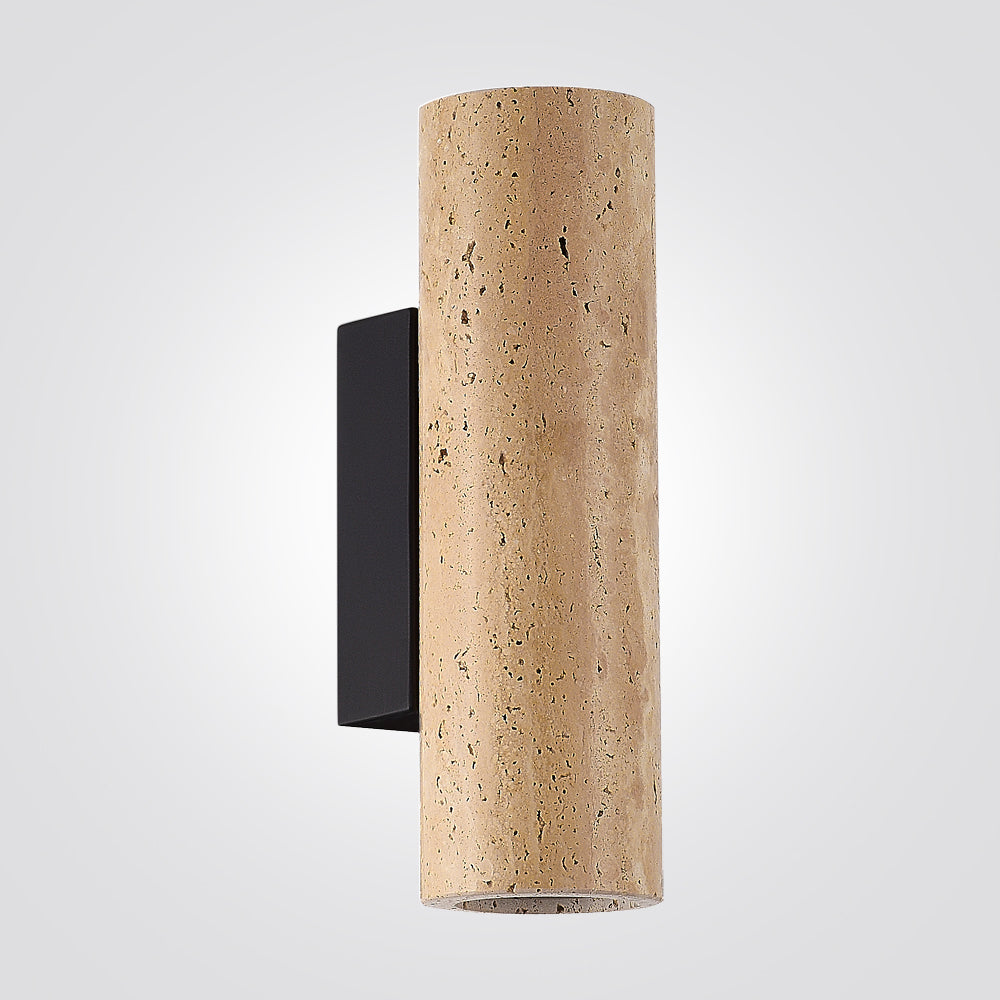 מנורת קיר אבן טבעית דאון עגול דגם| WB