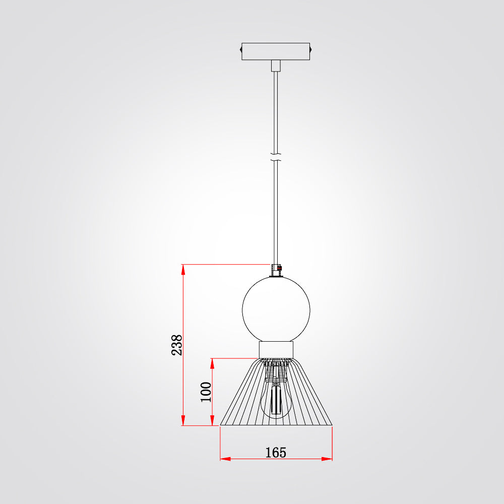 מנורת תלייה אוורט שיש | דגם A| B