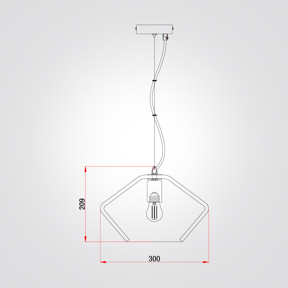 מנורת תלייה לוסי שיש ספרדי דגם| C