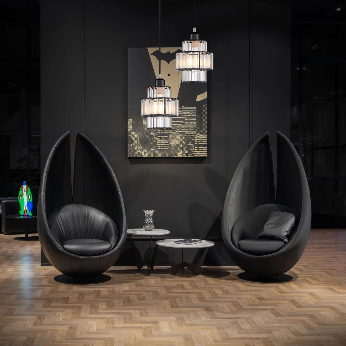 מנורת תלייה גוליאן דגם| שחור