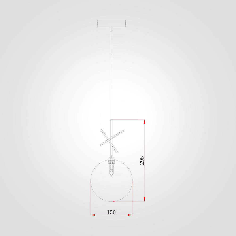 מנורת תלייה פריס פליז