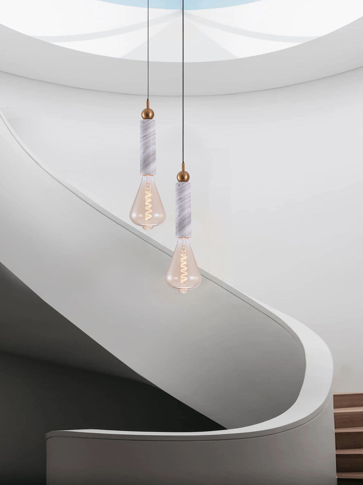 מנורת תלייה קווין שיש