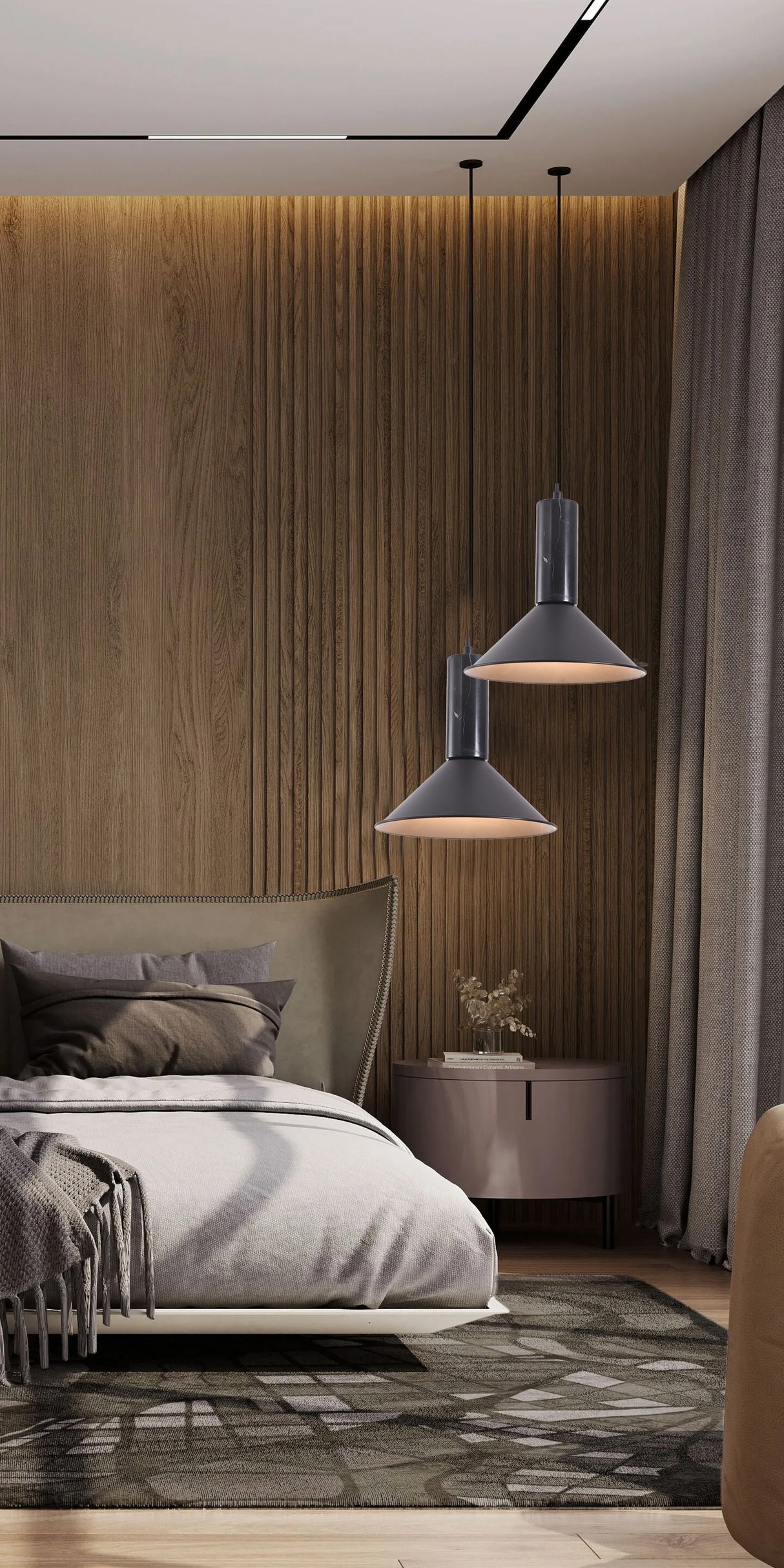 מנורת תלייה צ'אקי שיש