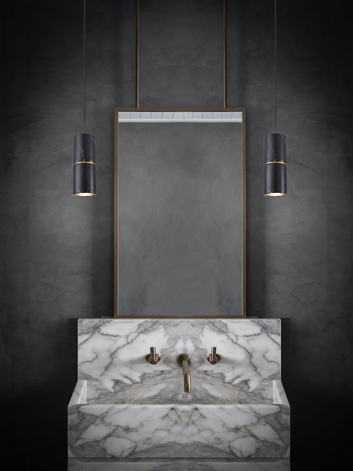 מנורת תלייה בראון שיש