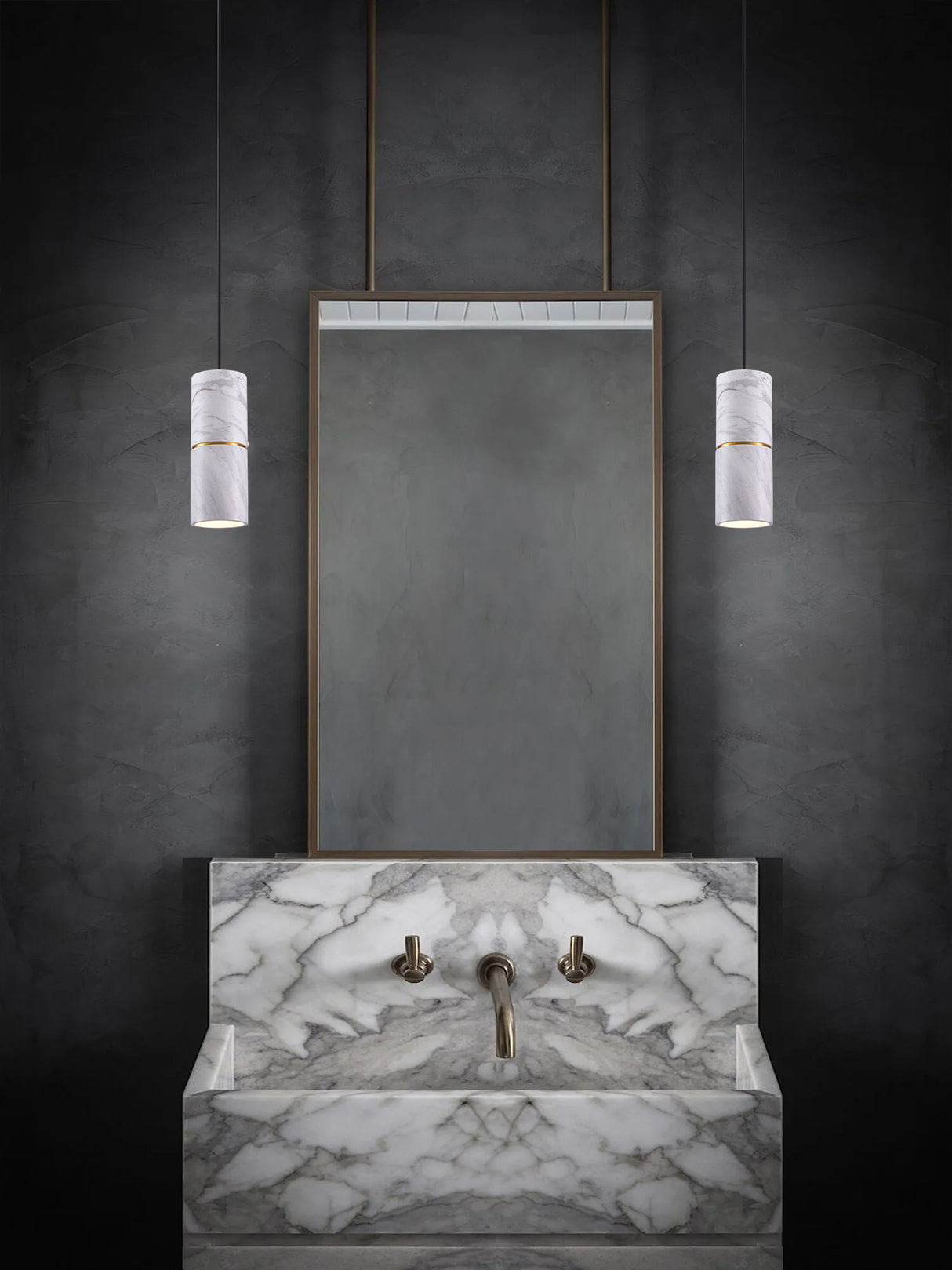 מנורת תלייה בראון שיש