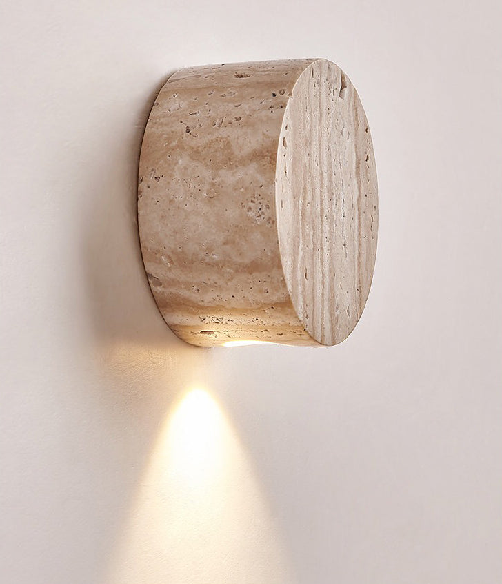 מנורת קיר גלואו טרוורטין טבעי