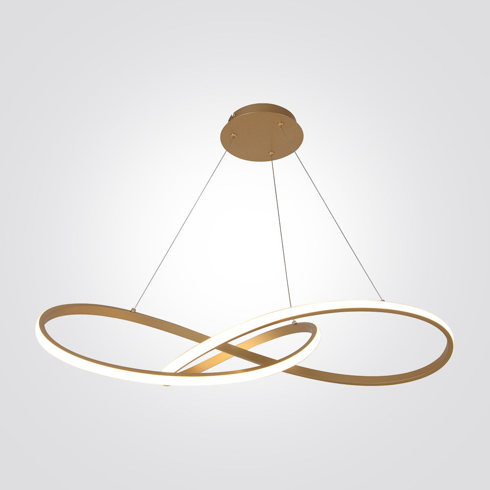 מנורת תלייה לונריס – שחור | זהב