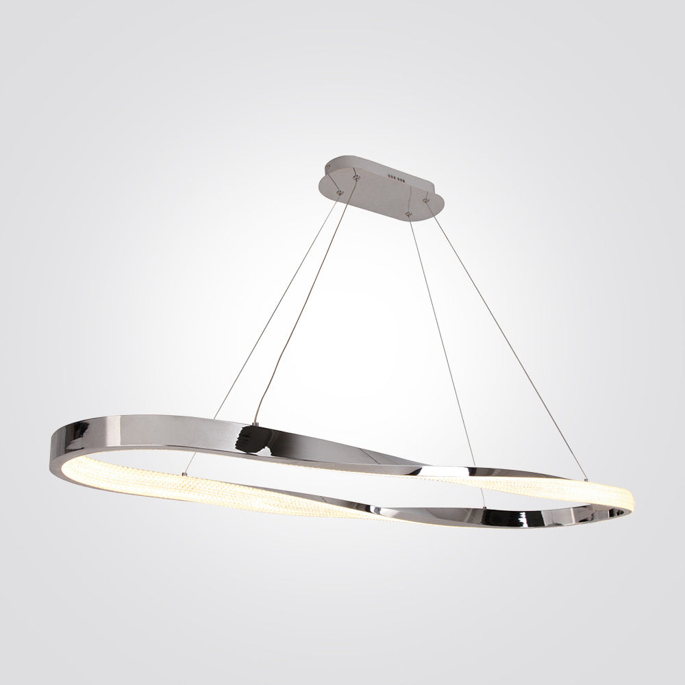 מנורת תלייה Eterna – זהב / כרום | LED 65W | 3000K