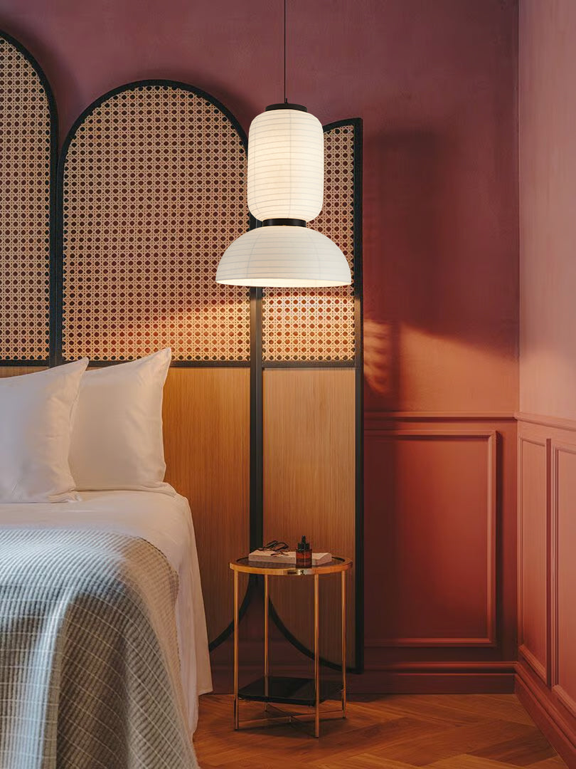 מנורת תלייה ג'ורג'ט מבד משי | דגם A