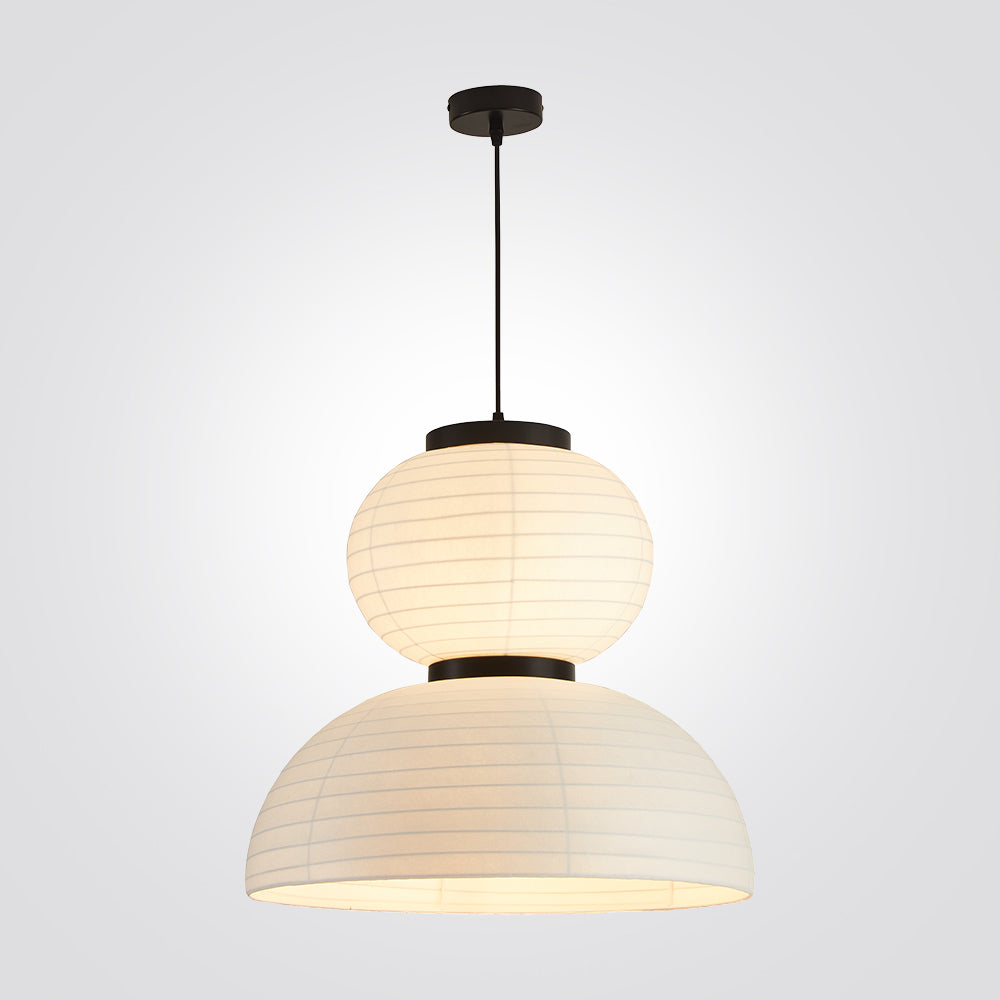 מנורת תלייה ג'ורג'ט מבד משי | דגם B