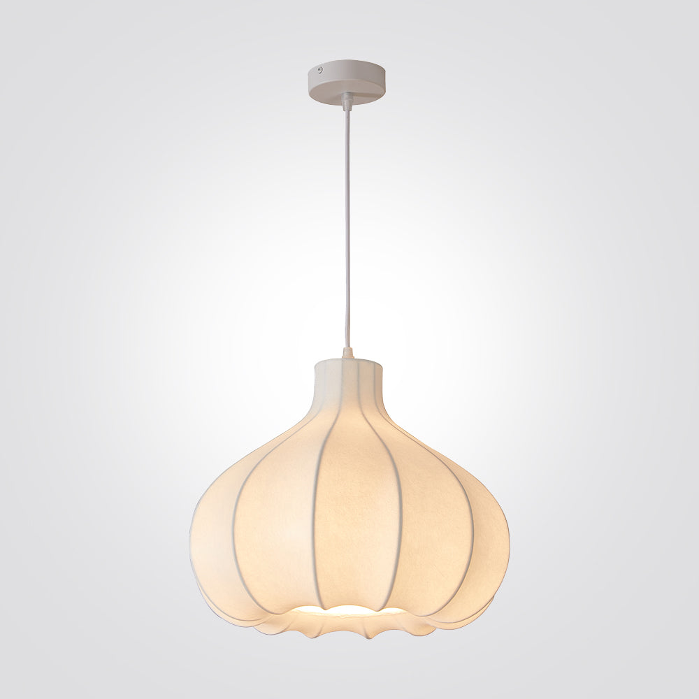 מנורת תלייה מבד משי | דגם כריסטופר