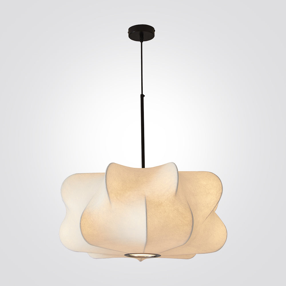 מנורת תלייה מבד משי | דגם לוק – 40/60 ס״מ