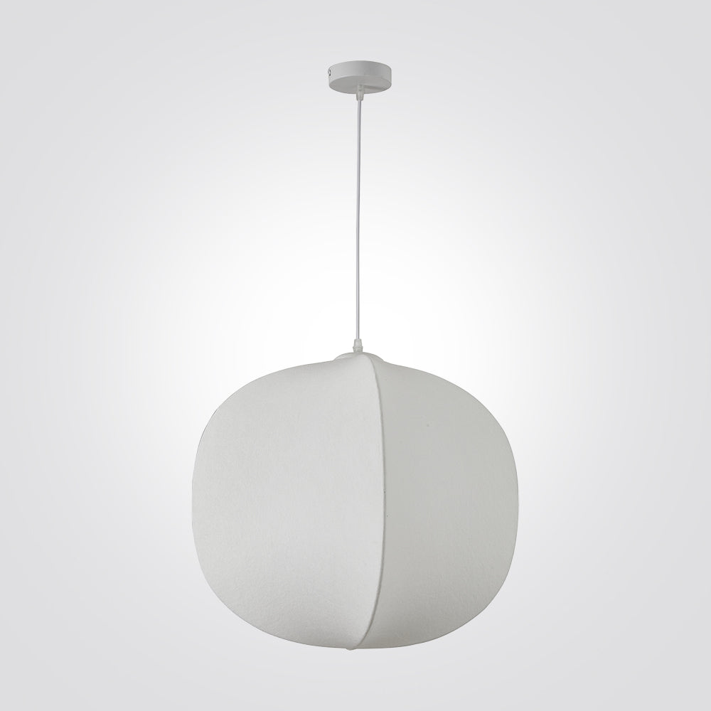 מנורת תלייה מבד משי | דגם ליאו– 33/50 ס״מ