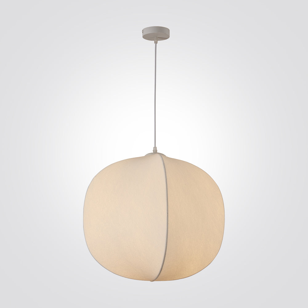 מנורת תלייה מבד משי | דגם ליאו– 33/50 ס״מ