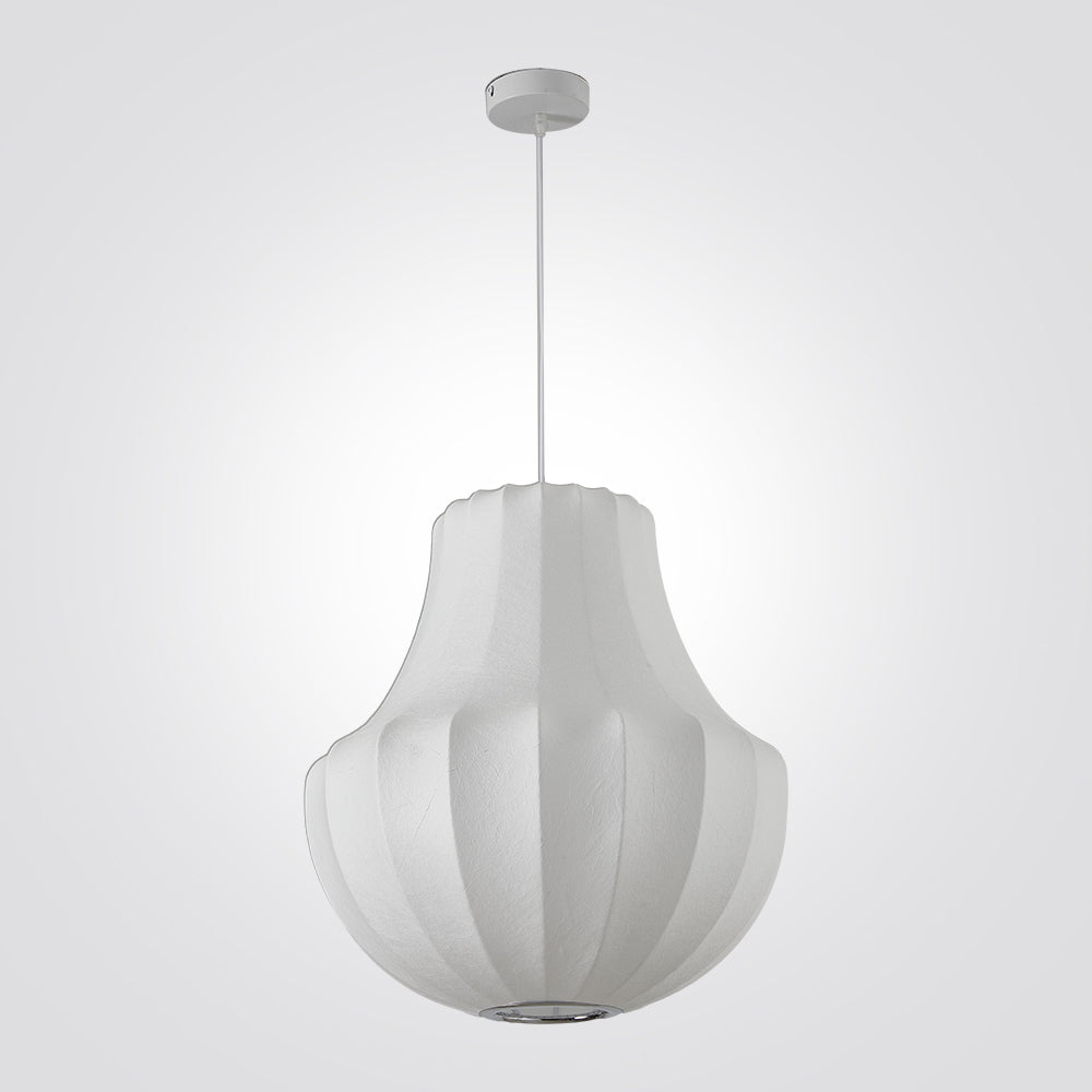 מנורת תלייה מבד משי | דגם רוברט -B