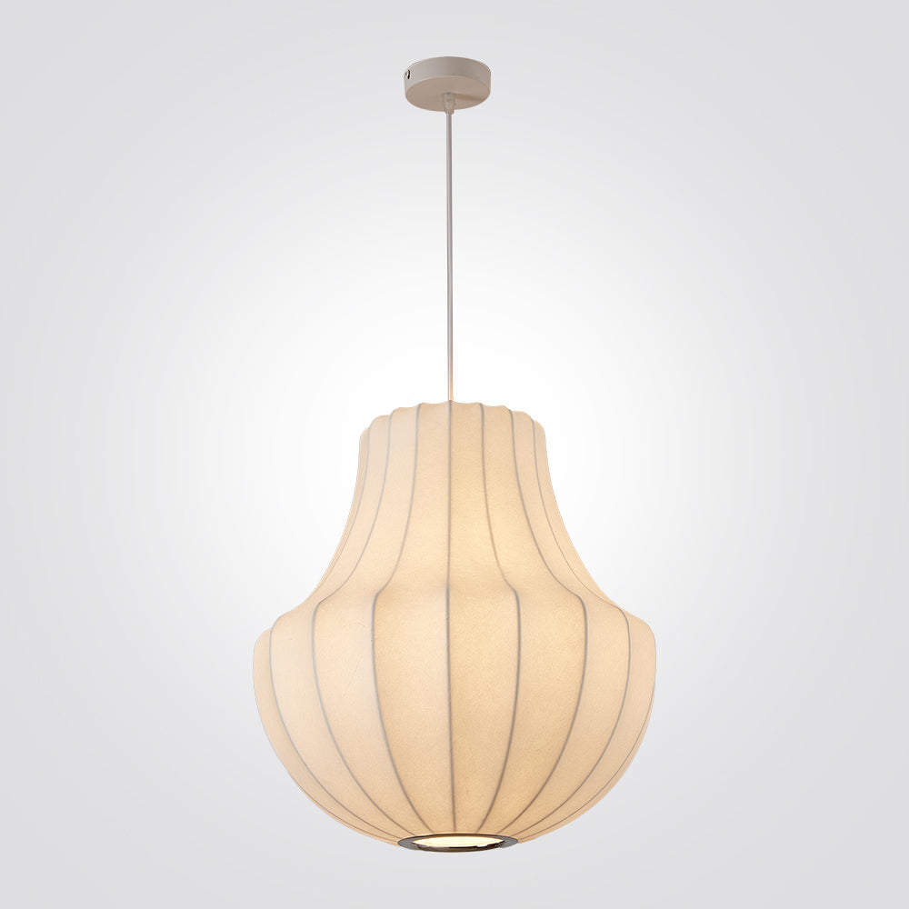 מנורת תלייה מבד משי | דגם רוברט -B