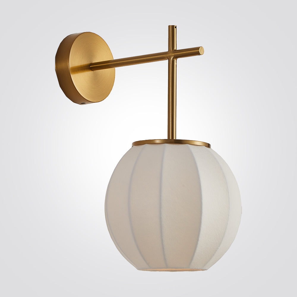 מנורת קיר מבד משי | דגם סאם