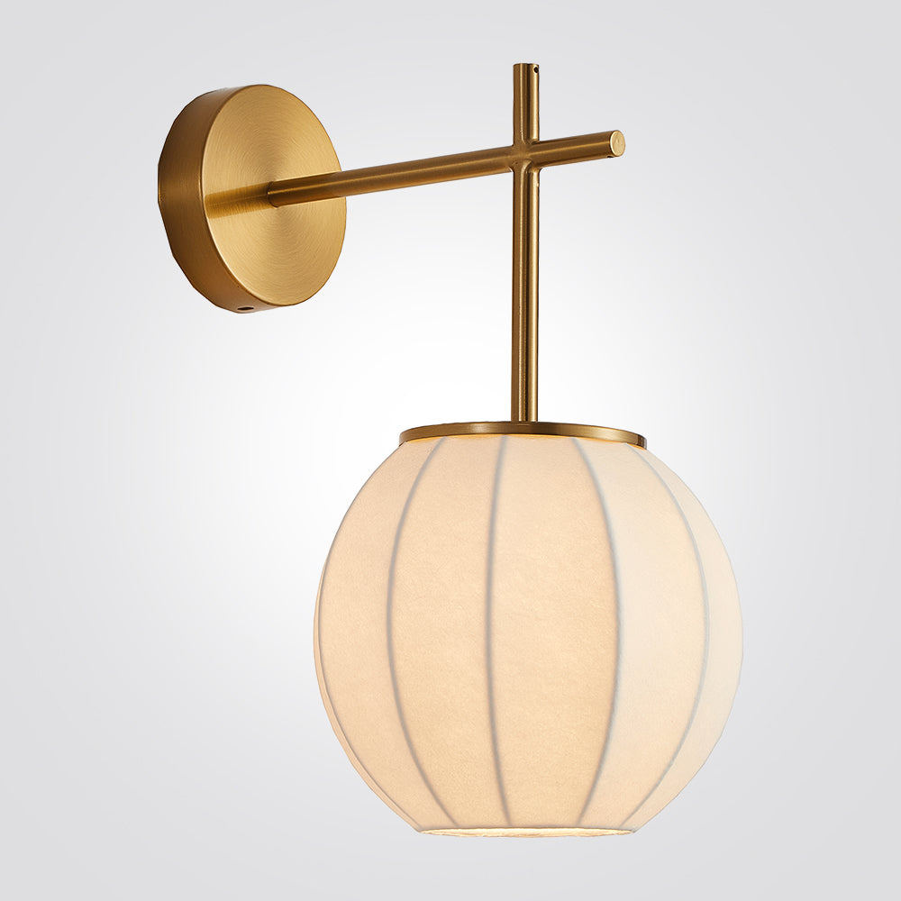 מנורת קיר מבד משי | דגם סאם