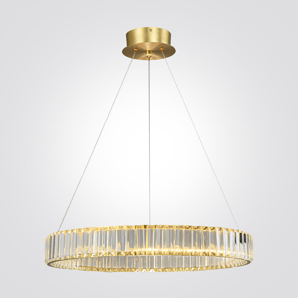 מנורת תלייה קריסטל לד דגם אליסון– קוטר 60/80/1000 ס"מ