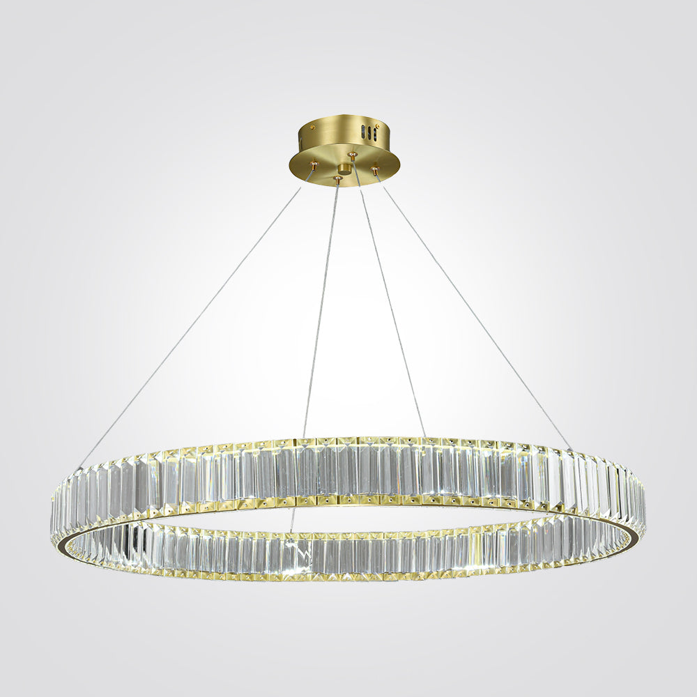 מנורת תלייה קריסטל לד דגם אליסון– קוטר 60/80/1000 ס"מ