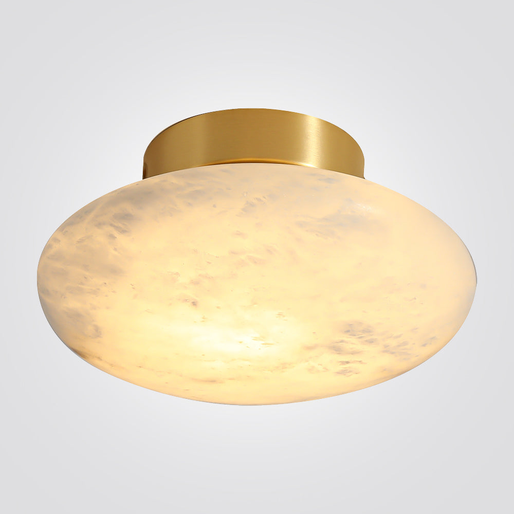 מנורת צמוד תקרה דגם לוני | C – שיש אלבסטר