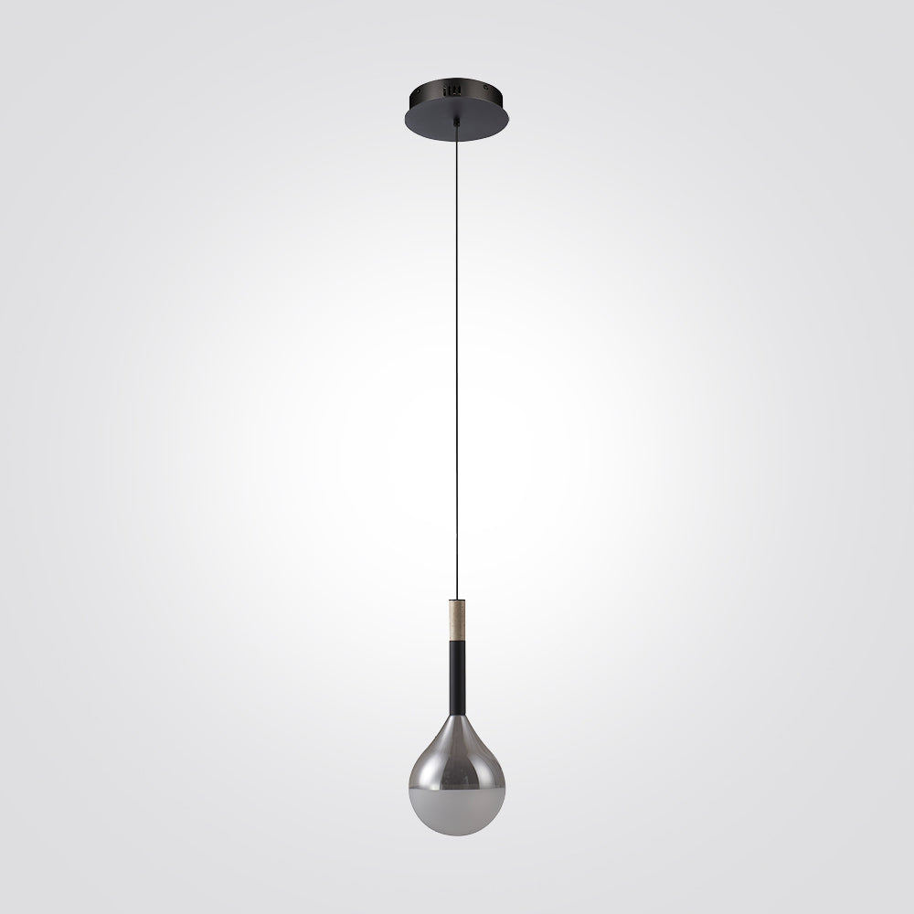 מנורת תלייה סטורנוס יחיד – אבן טרוונטין | 3W LED | 3000K