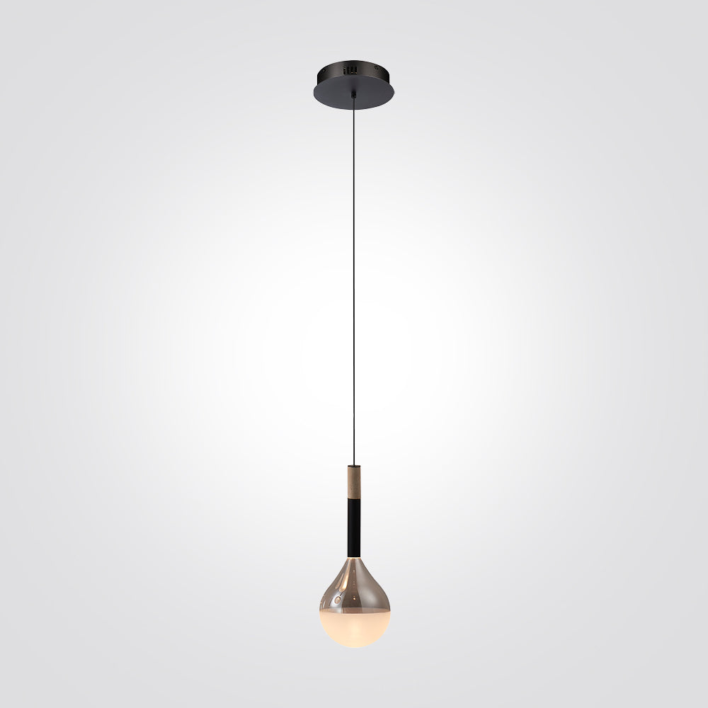 מנורת תלייה סטורנוס יחיד – אבן טרוונטין | 3W LED | 3000K