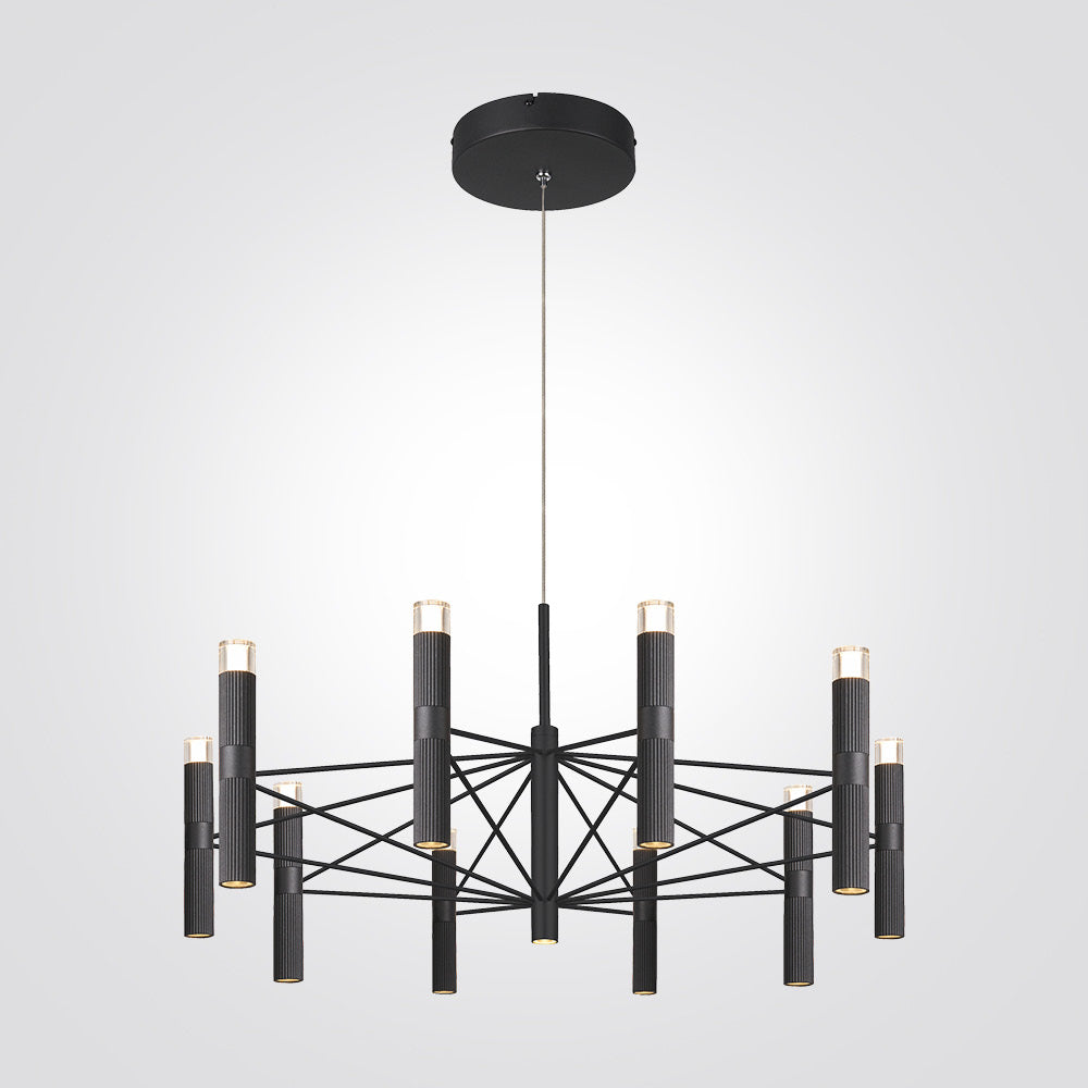 מנורת תלייה LED סיאטל| שחור