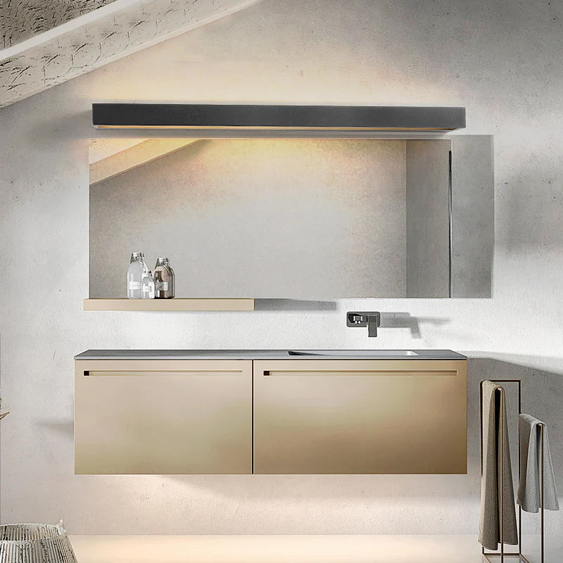 מנורת קיר רון | שחור| פליז| לבן| 30| 60|90 | ס"מ