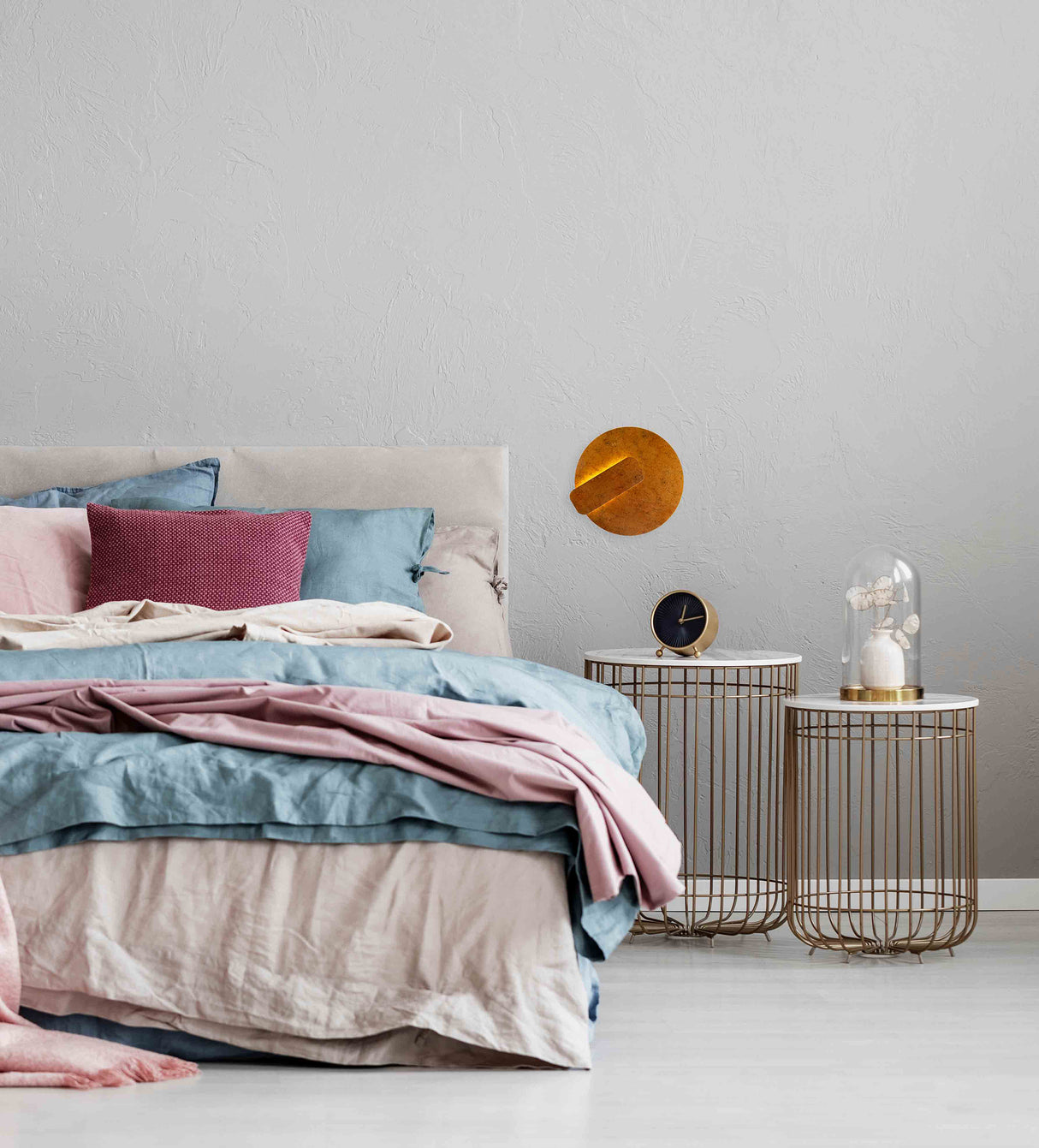 מנורת קיר רומו לד 3000K 4W זהב