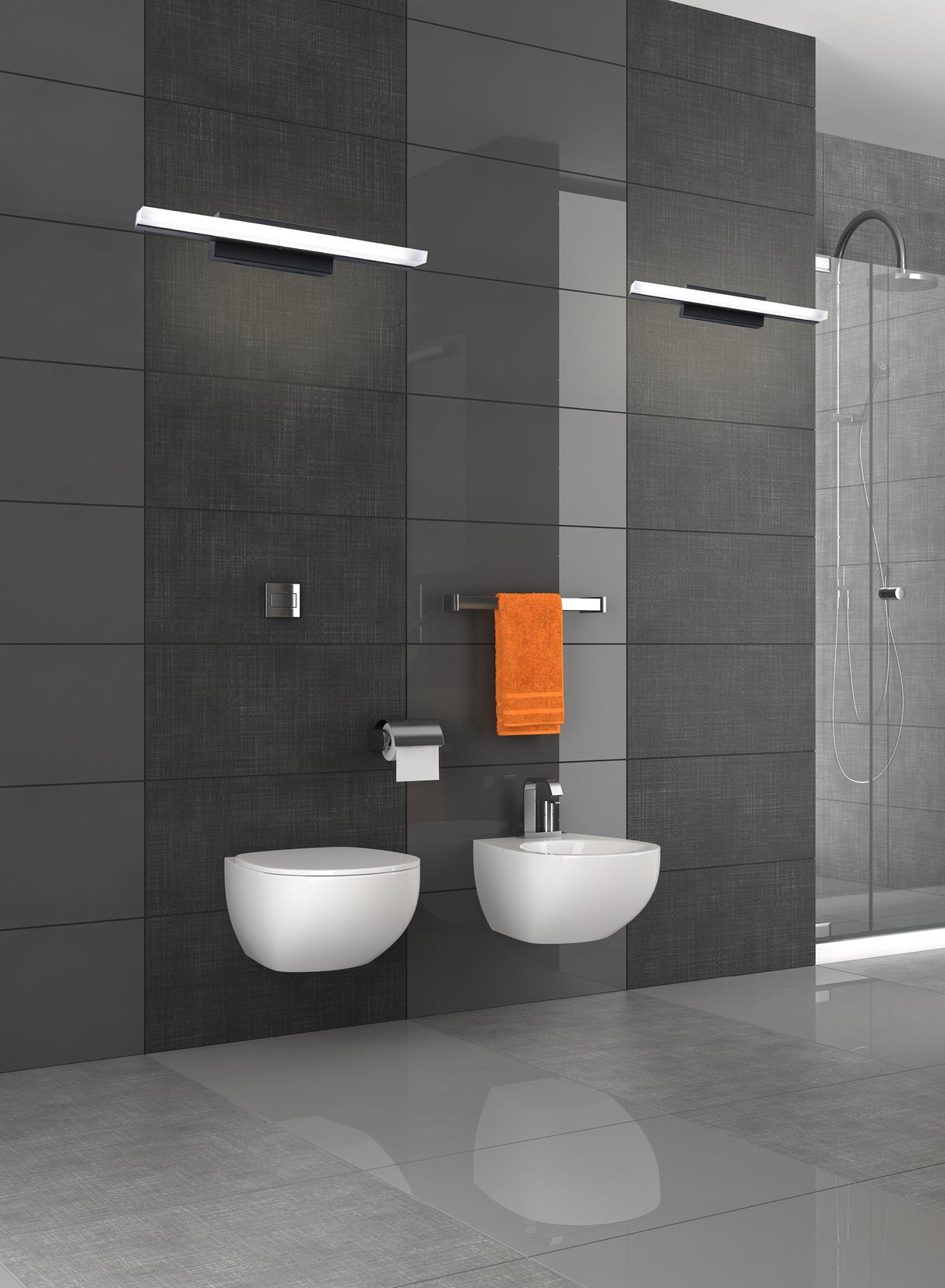 מנורת קיר סאמי לד 10W| 14W| 22W| שחור