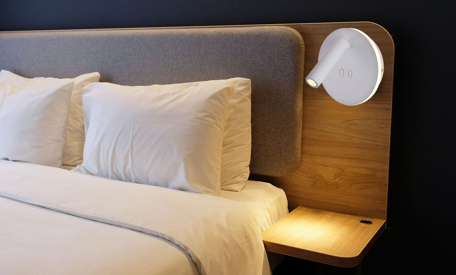 מנורת קיר קאסטרו עגול| זהב| לבן| שחור