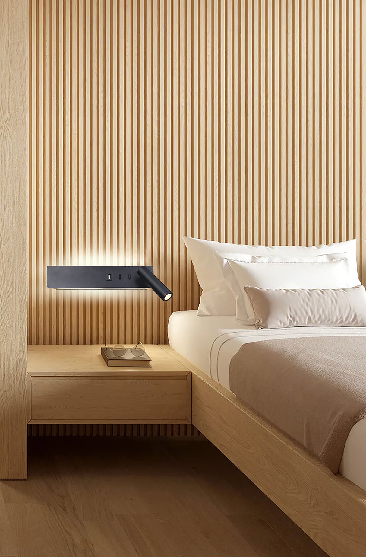 מנורת קיר דוקר שחור| דגם D