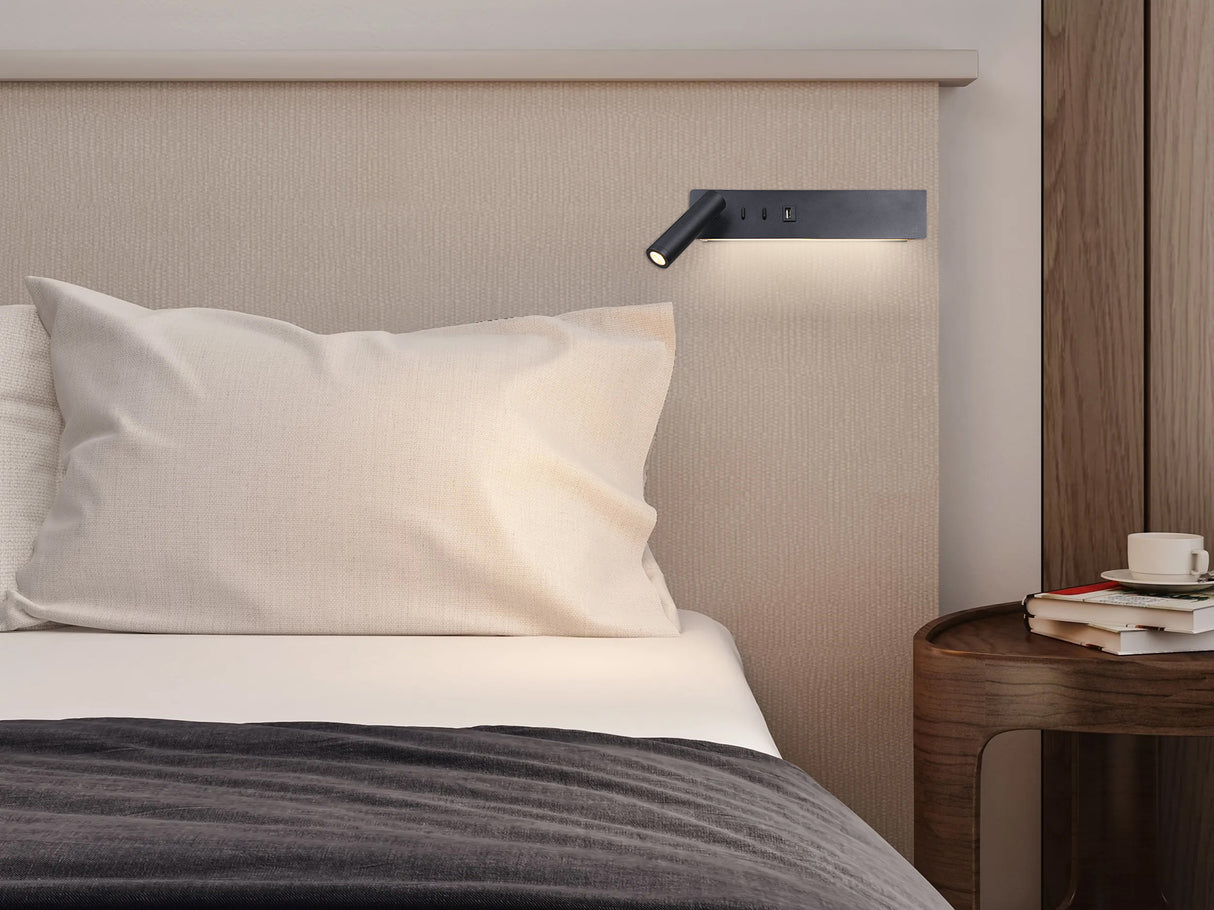 מנורת קיר דוקר שחור| דגם D