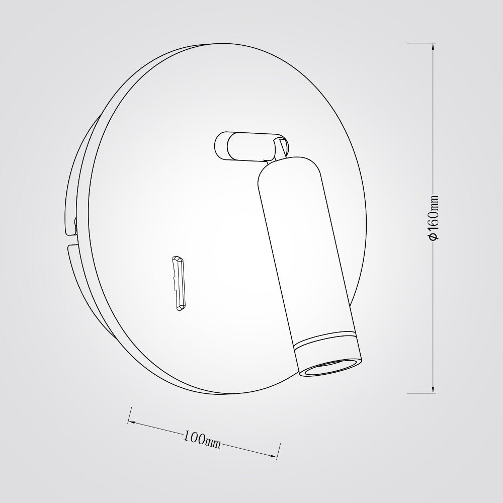 מנורת קיר קריאה קיסר זרוע דגם| B