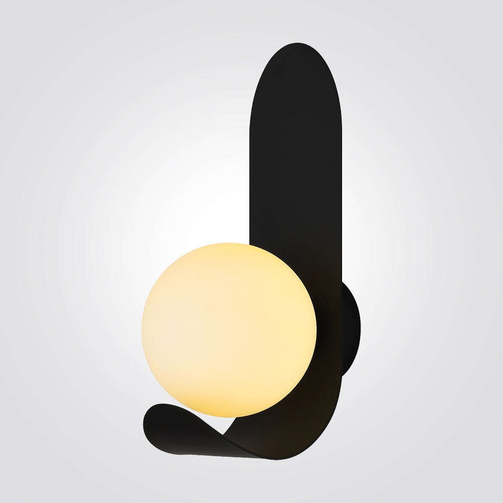 מנורת קיר בר שחור| צהוב