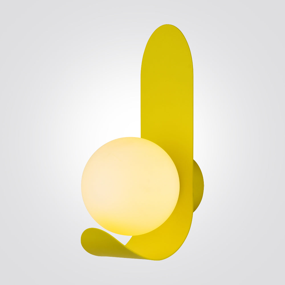 מנורת קיר בר שחור| צהוב