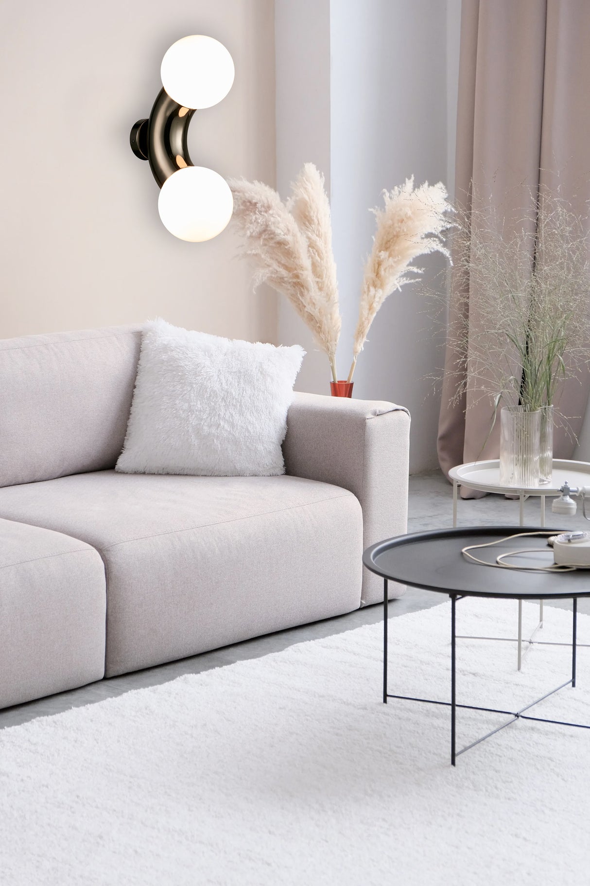 מנורת קיר מורי שחור דגם| B