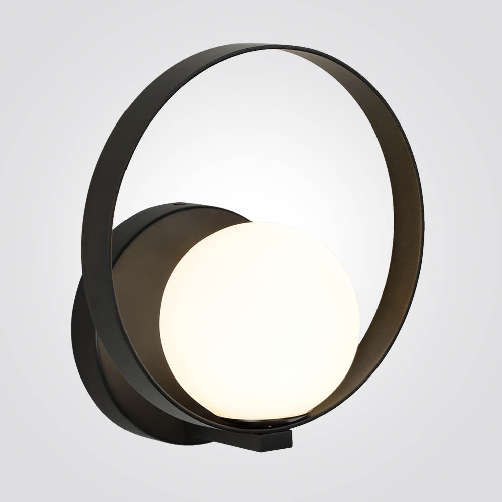 מנורת קיר דייגו שחור| פליז