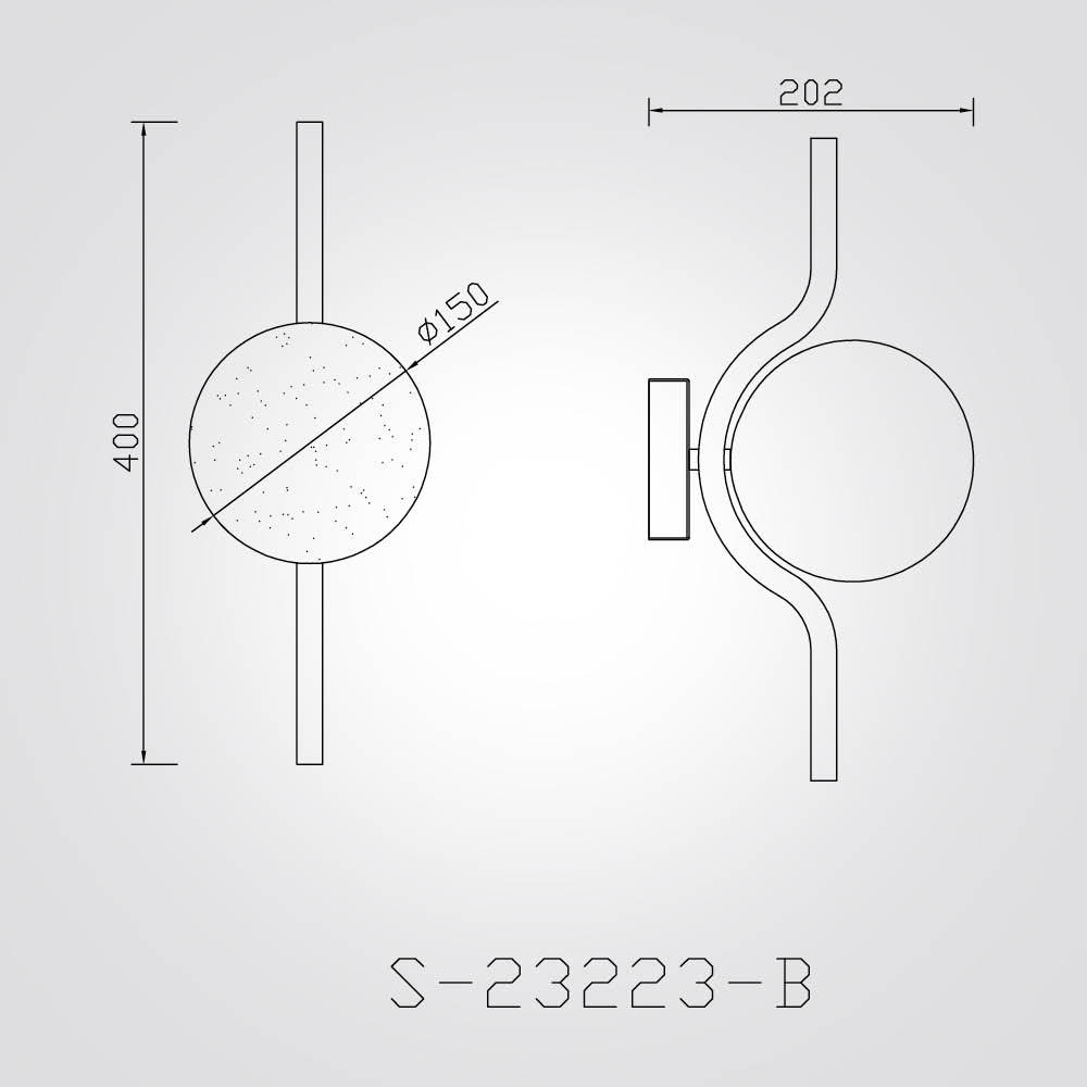 מנורת קיר קיסטון דגם| B