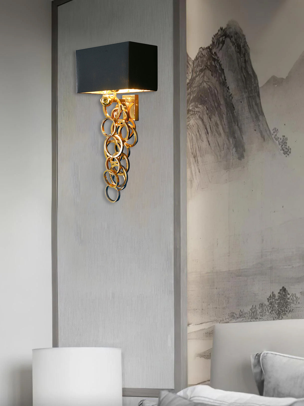 מנורת קיר דואט זהב דגם| B