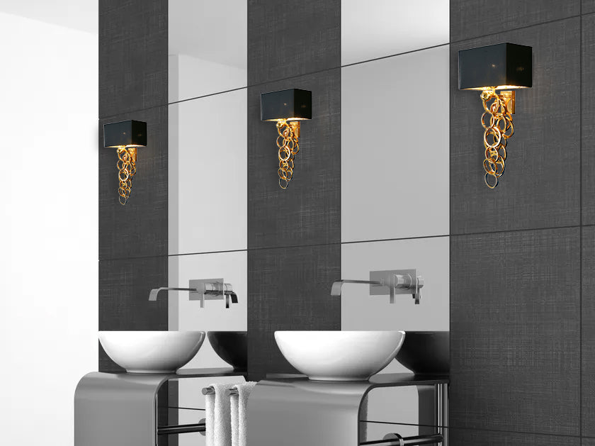 מנורת קיר דואט זהב דגם| B