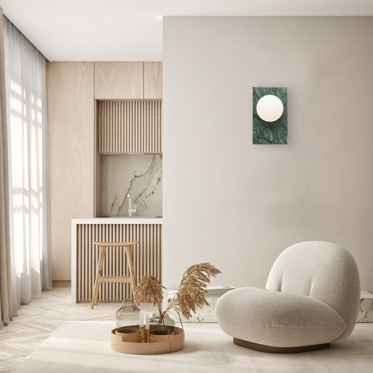 מנורת קיר שיש מוריס דגם | C